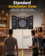 WIN.MAX Electronic Dartboard Cabinet Set – Wholesale
