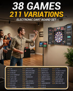 WIN.MAX Electronic Dartboard Cabinet Set – Wholesale