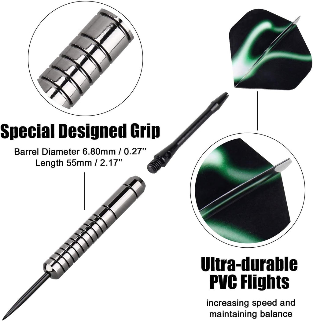 WIN.MAX Steel-Tip Darts Set – 18 g – 3 Piece – Wholesale detail image 1