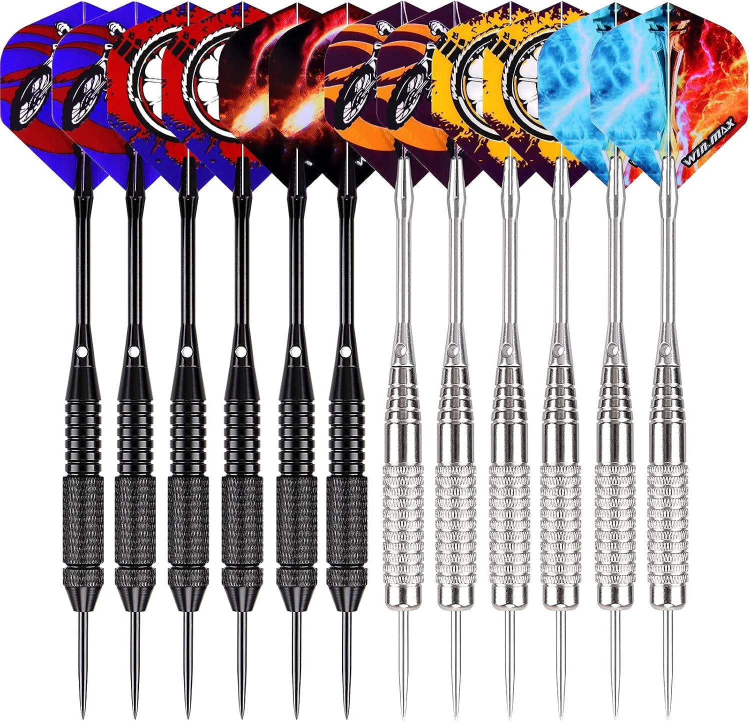 WIN.MAX Steel-Tip Darts Set – 24 g – 12 Piece – Wholesale main image