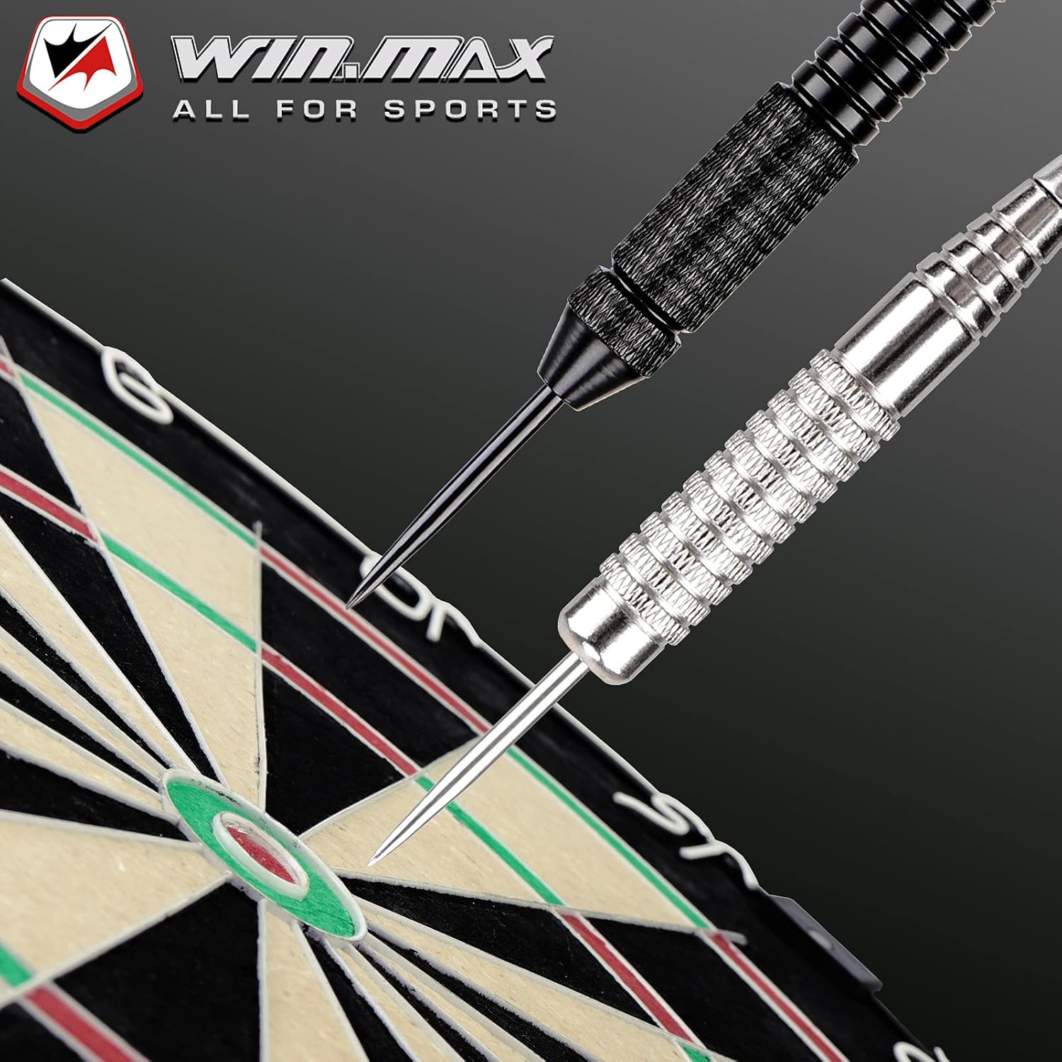 WIN.MAX Steel-Tip Darts Set – 24 g – 12 Piece – Wholesale detail image 1