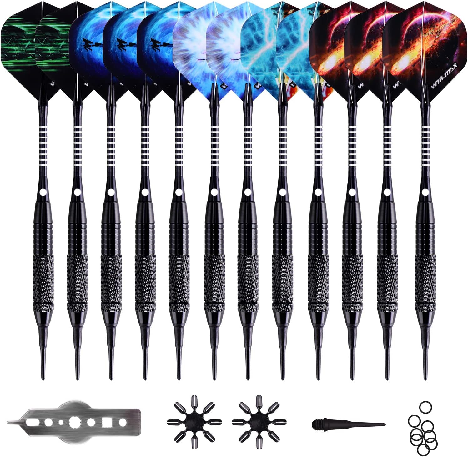 WIN.MAX Soft-Tip Darts Set – 12 Piece – Wholesale main image