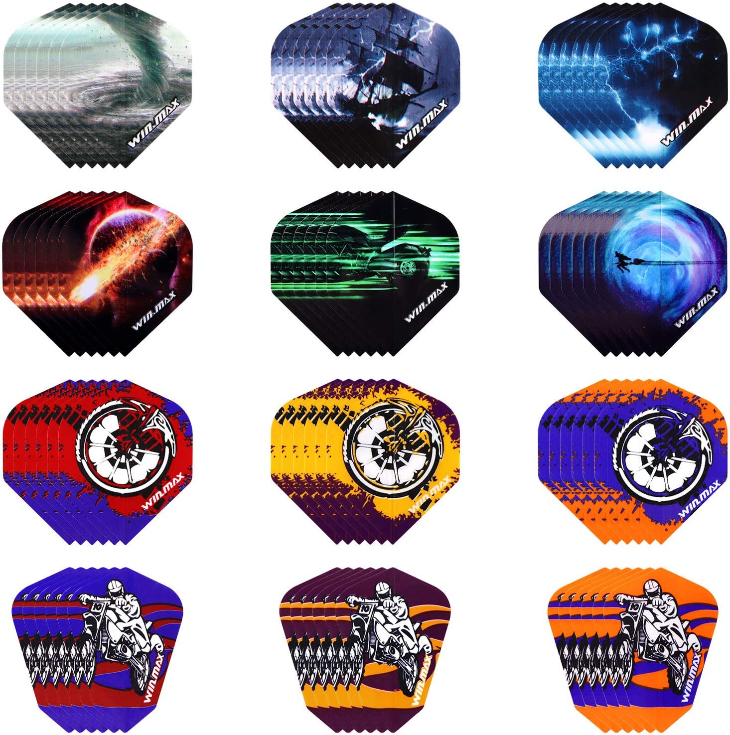 WIN.MAX Standard Dart Flights – Wholesale detail image 7