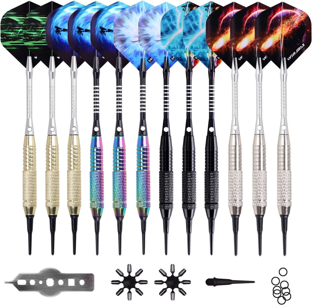 WIN.MAX Soft-Tip Darts Set – 18 g – 12 Piece – Wholesale main image