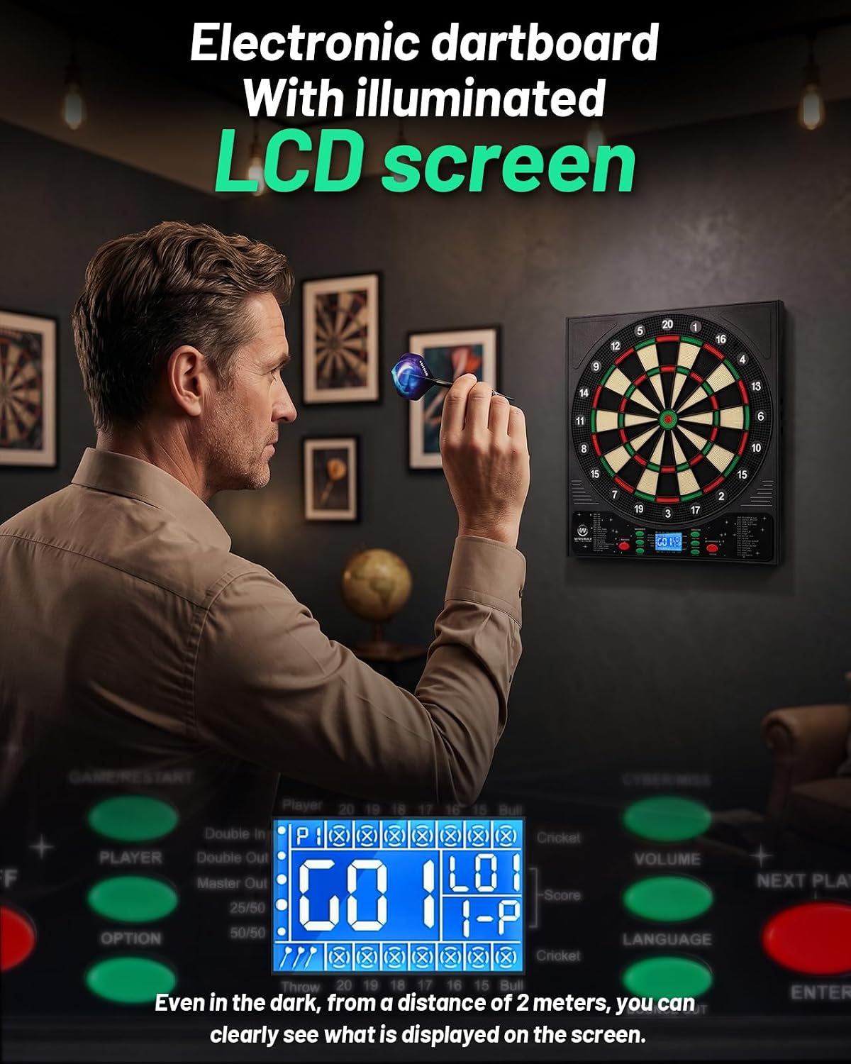 WIN.MAX Electronic Dartboard – Wholesale detail image 2