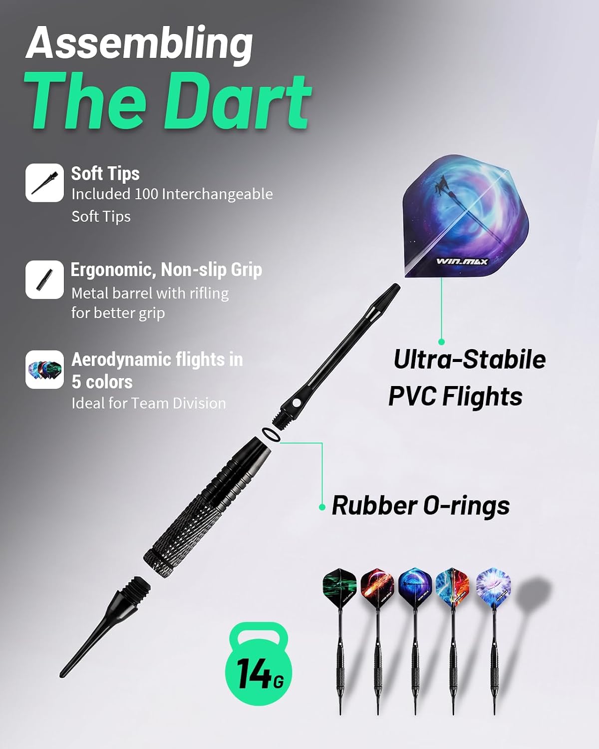 WIN.MAX Electronic Dartboard – Wholesale detail image 8