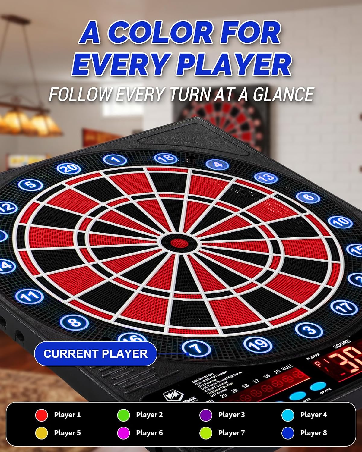 WIN.MAX Electronic Dartboard – Soft-Tip – Wholesale detail image 2