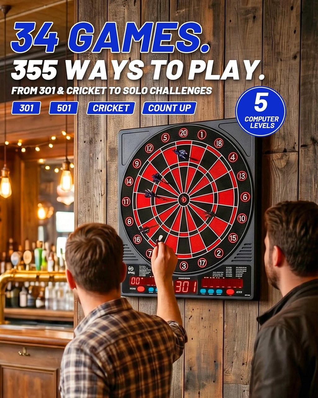 WIN.MAX Electronic Dartboard – Soft-Tip – Wholesale detail image 9