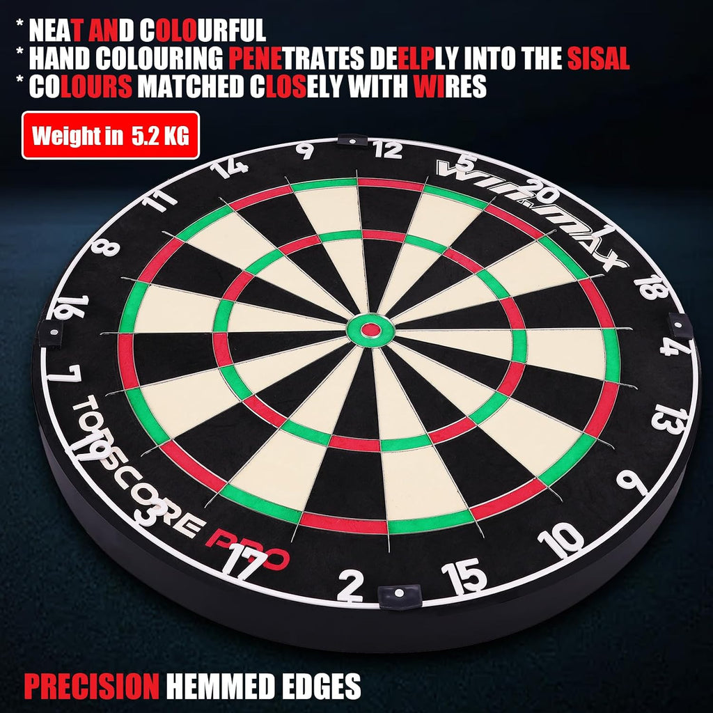WIN.MAX Bristle Dartboard – PRO Steel-Tip – Wholesale detail image 1