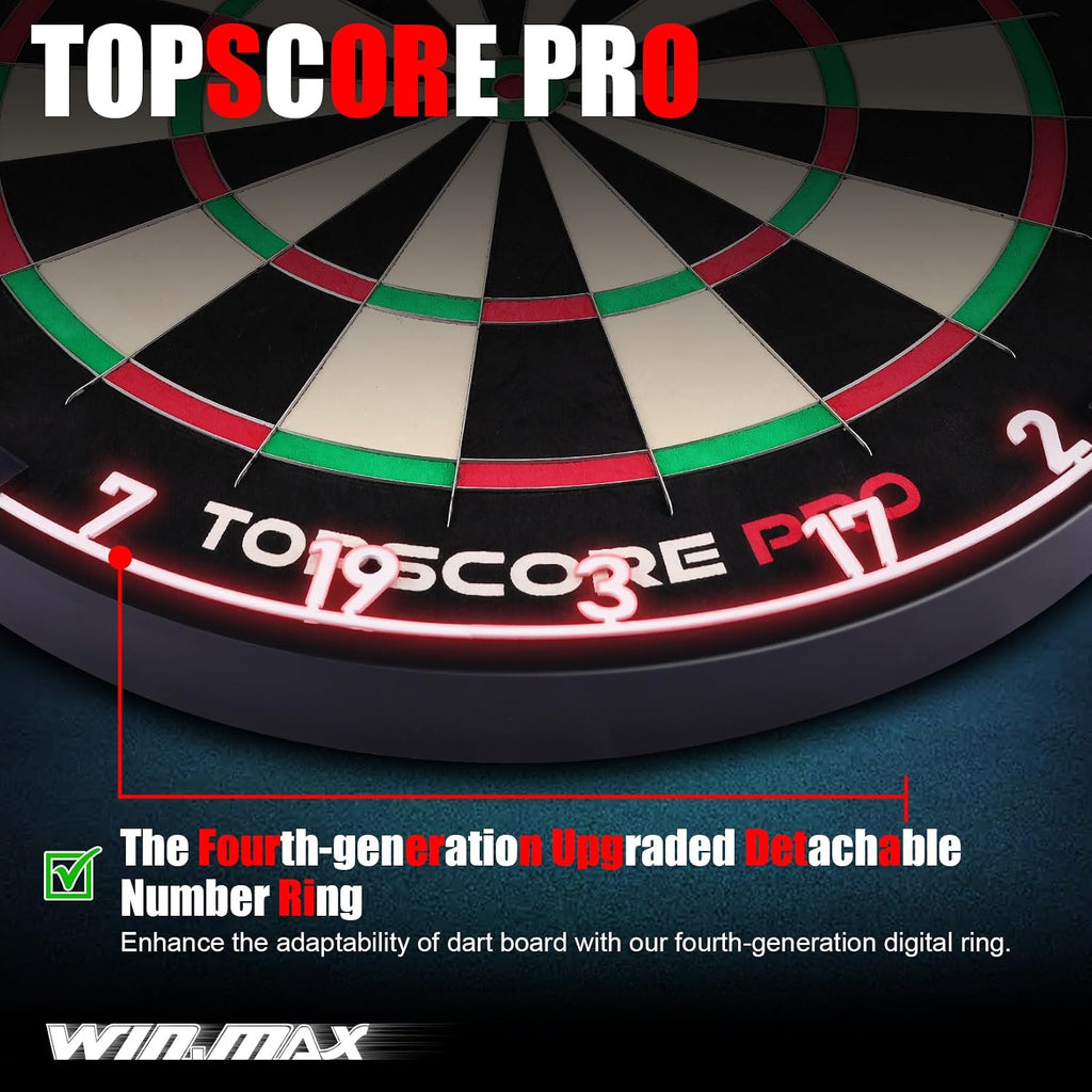 WIN.MAX Bristle Dartboard – PRO Steel-Tip – Wholesale detail image 3