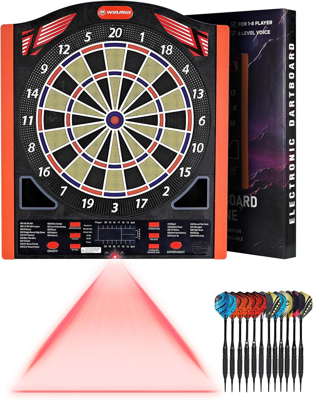WIN.MAX Electronic Dartboard – Wholesale main image