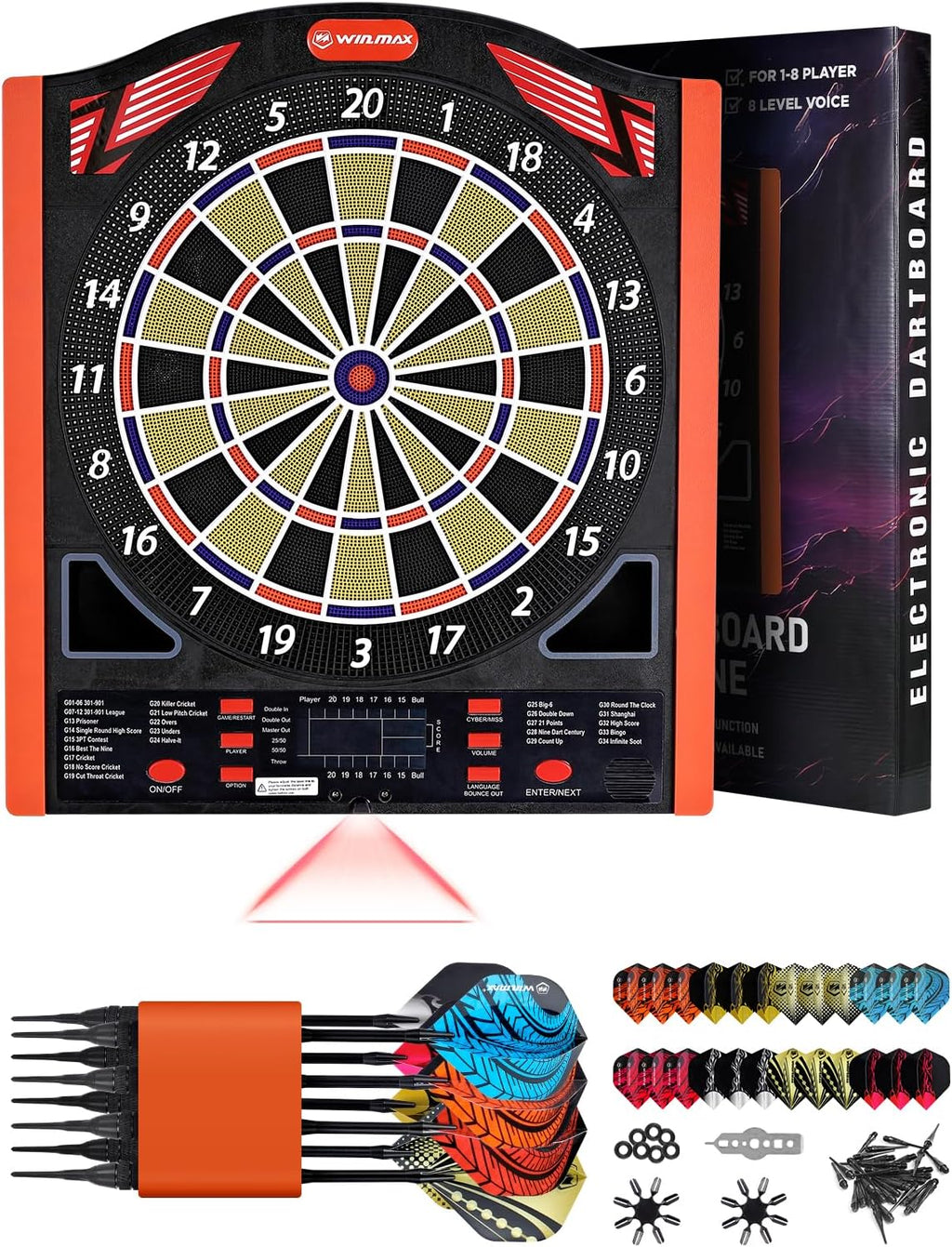 WIN.MAX Electronic Dartboard – Wholesale detail image 1