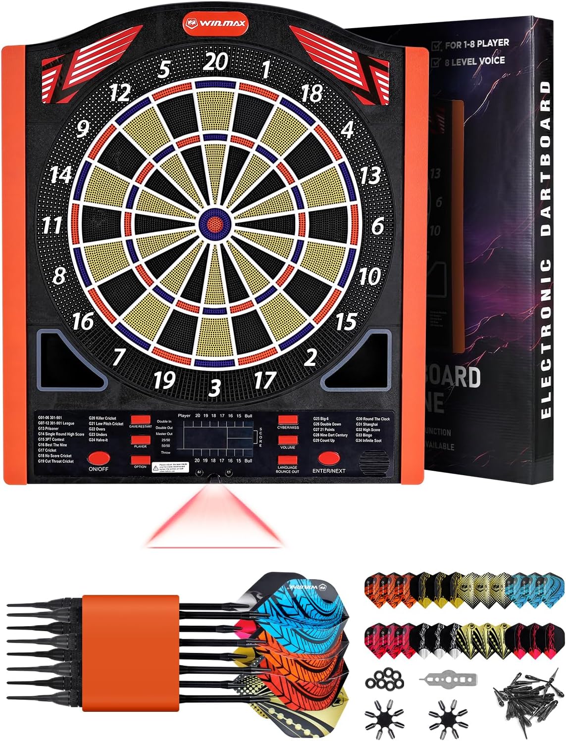 WIN.MAX Electronic Dartboard – Wholesale detail image 1