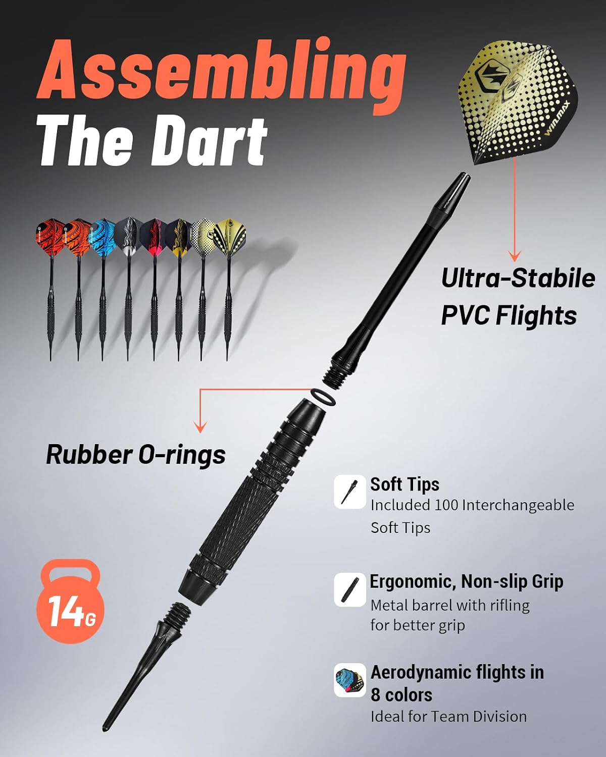 WIN.MAX Electronic Dartboard – Wholesale detail image 9