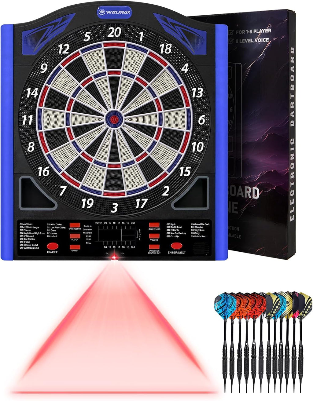 WIN.MAX Electronic Dartboard – Wholesale detail image 10