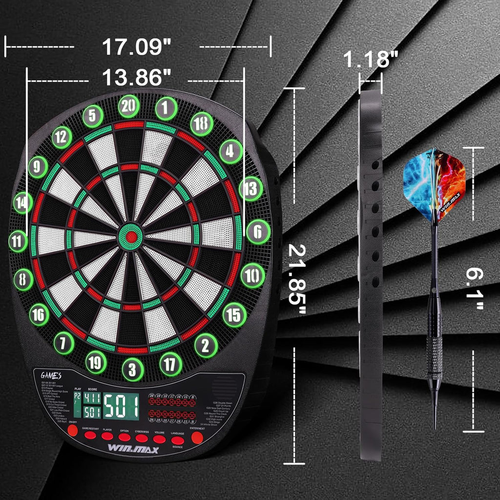 WIN.MAX Electronic Dartboard – 1–8 Players – Wholesale detail image 4