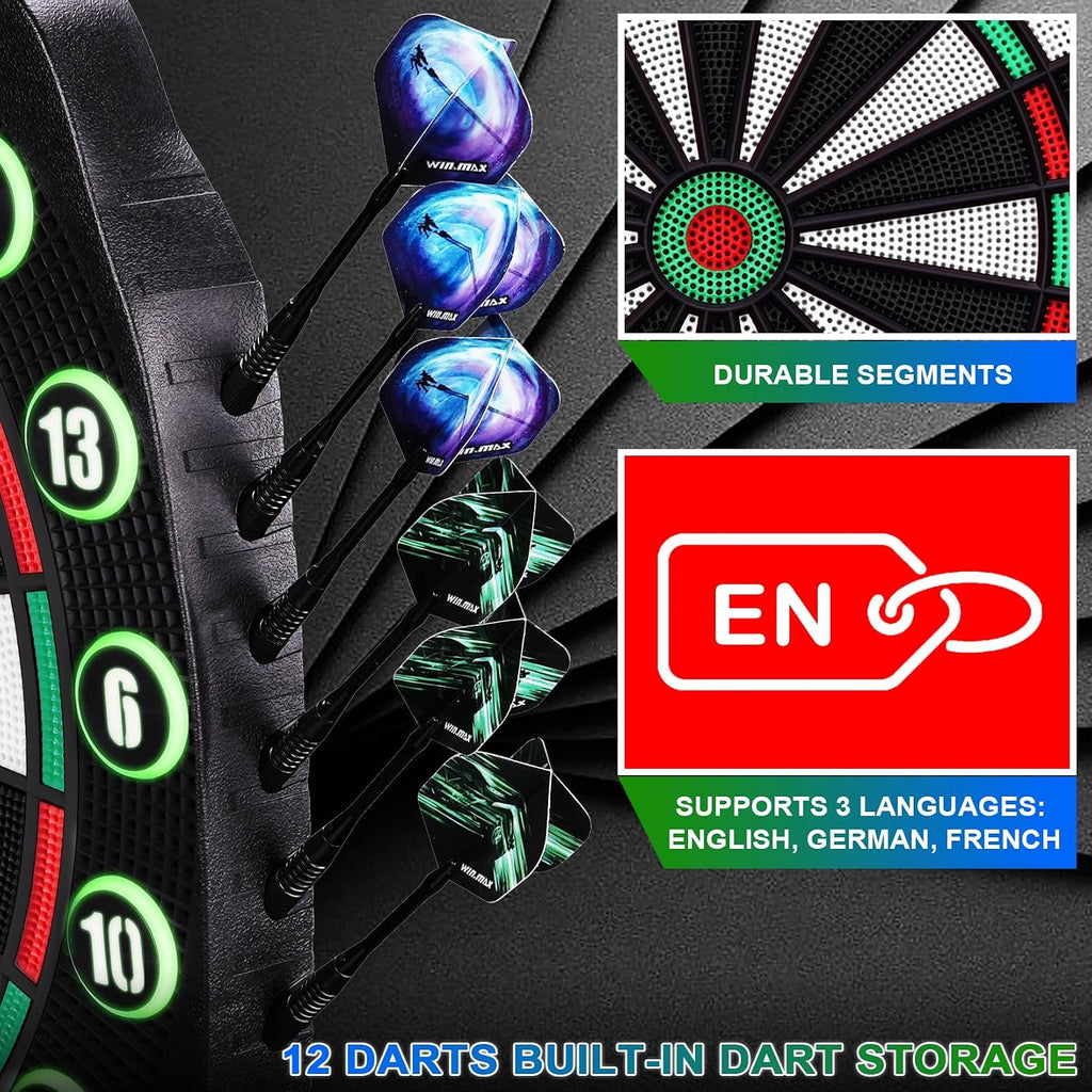 WIN.MAX Electronic Dartboard – 1–8 Players – Wholesale detail image 5