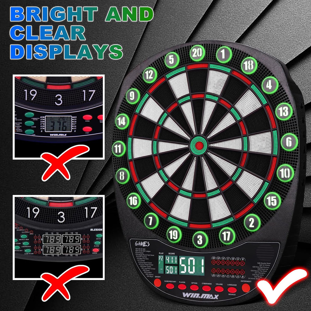 WIN.MAX Electronic Dartboard – 1–8 Players – Wholesale detail image 6