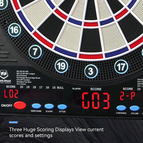 WIN.MAX Electronic Dartboard Cabinet Set – Wholesale detail image 1