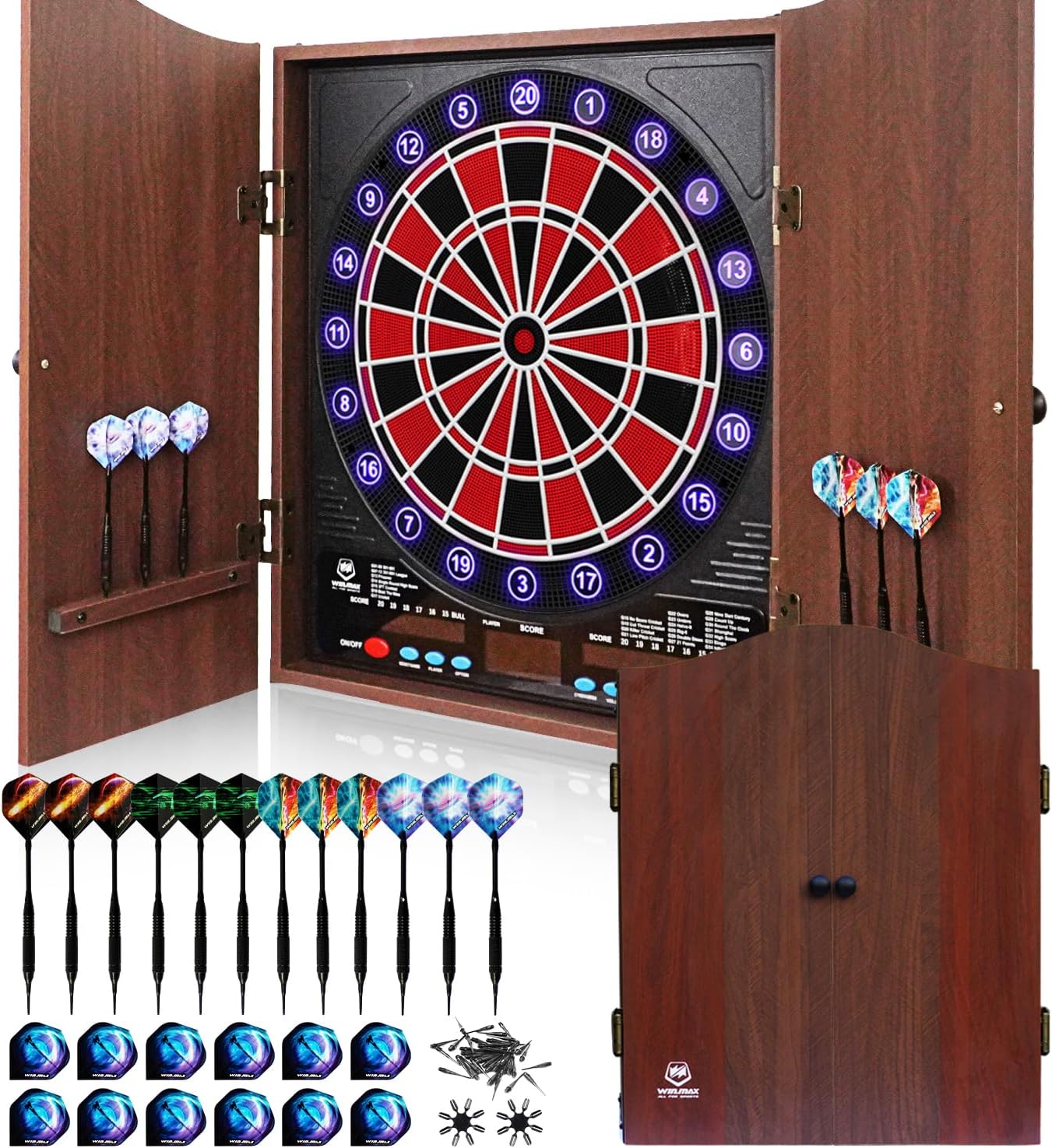 WIN.MAX Electronic Dartboard Cabinet Set – Wholesale detail image 11