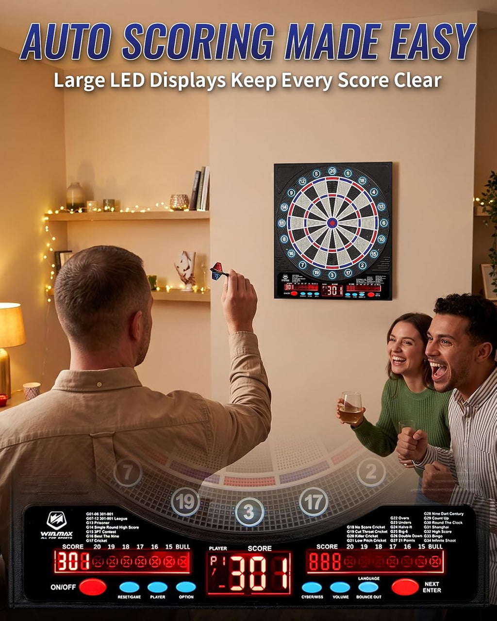 WIN.MAX Soft-Tip Darts Set – Wholesale detail image 1